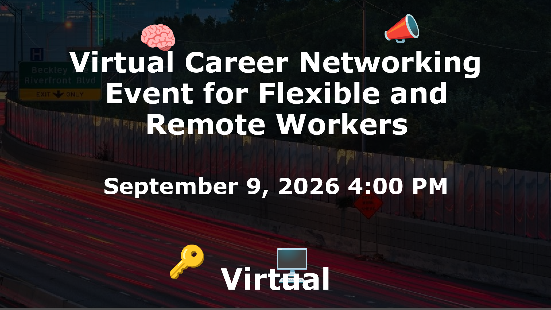 Virtual Career Networking Event for Flexible and Remote Workers event image